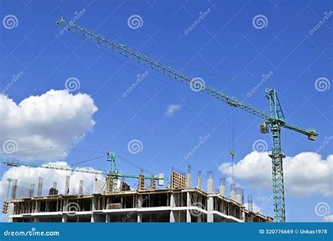 Monolithic Construction Site Stock Image Image Of Housing Brick