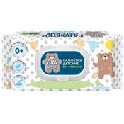 Салфетки влажные детские LITTLE TIMES без отдушки