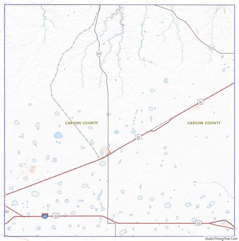 Topographic map of Carson County, Texas | Map, Texas, County