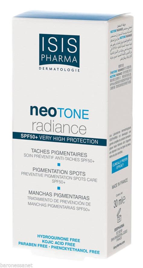 Isis Pharma Neotone Radiance Whitening Cream Spf Ml Amazon In