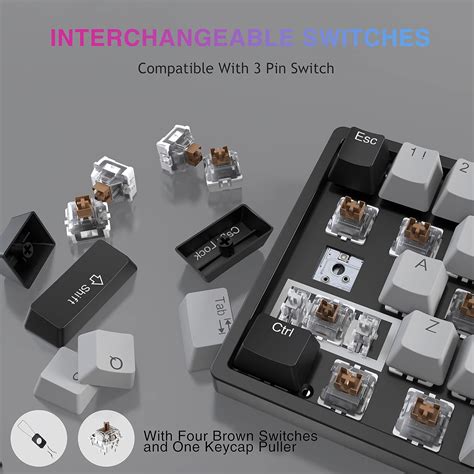 Mua Aula Percent Wired Mechanical Gaming Keyboard Rgb Backlit Custom Hot Swappable