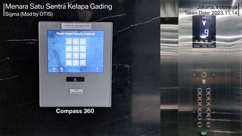 Otis Traction Elevators With Compass At Menara Satu Sentra Kelapa