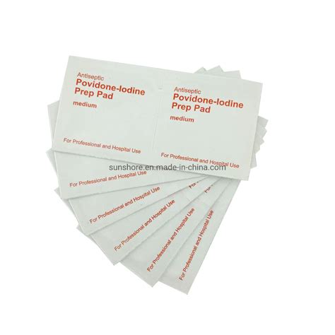 Disposable Povidone Lodine Prep Pad 10% Disinfection Povidone Iodine ...