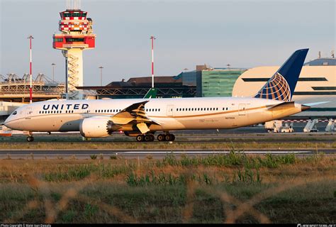 N27958 United Airlines Boeing 787 9 Dreamliner Photo By Matei Ioan