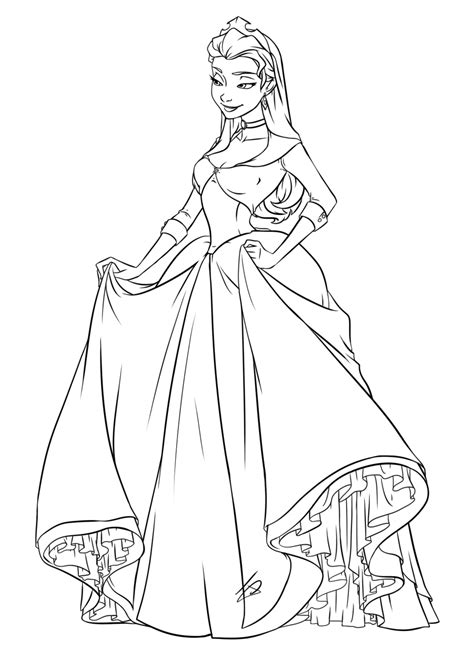 Princess Amber Princess Coloring Pages Princess Coloring Disney