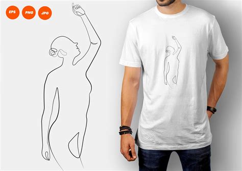 Woman Nude One Line Art Graphic By Ianart Creative Fabrica
