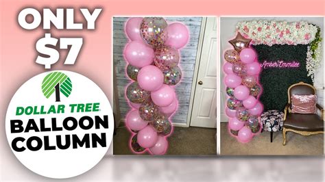 Dollar Tree Balloon Spiral Column Tutorial 7 00 Easy Dollar Tree