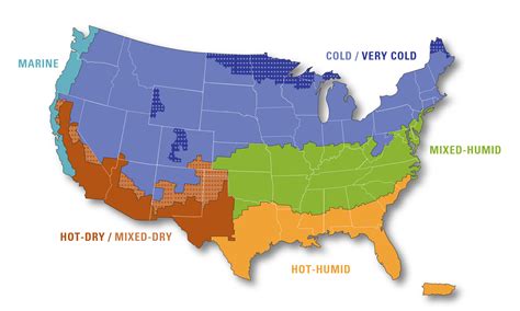 A Map That Shows The Current Climate Zones In The Us Today - RYZE Superfoods