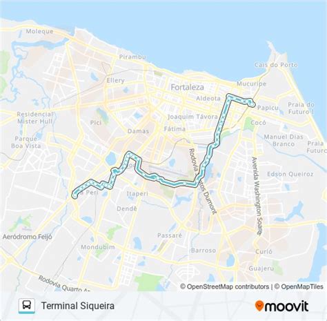 Rota Da Linha Siqueira Aeroporto Papicu Hor Rios Paradas E Mapas