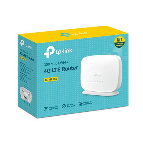 TL MR105 300 Mbps Wireless N 4G LTE Router TP Link United Kingdom