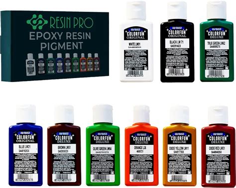 Resin Pro Set Paste Coloranti Colori Concentrati Intensi E