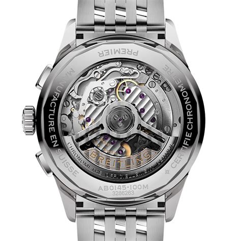 Breitling Premier B01 Chronograph 42 Ab0145371l1a1 Green Dial