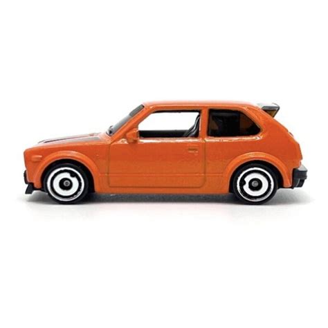 Hot Wheels 73 Honda Civic Custom Orange