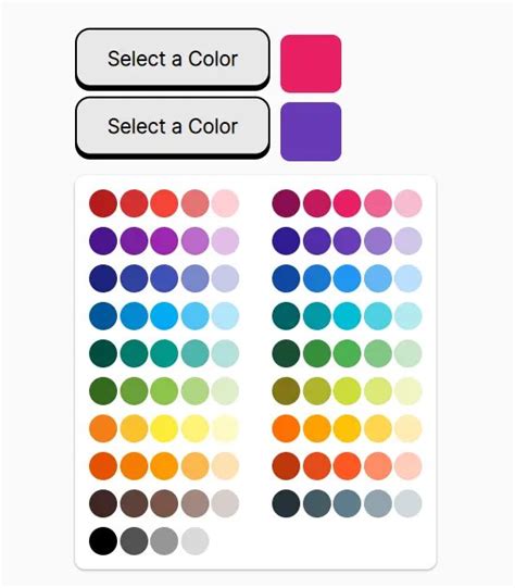 Simply Swatch Color Picker In Vanill Javascript Swatchy Js Css Script