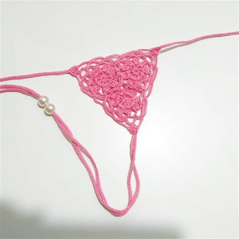 Sexy Hot G String Thong Handmade Crochet Extreme Micro Bikini Etsy