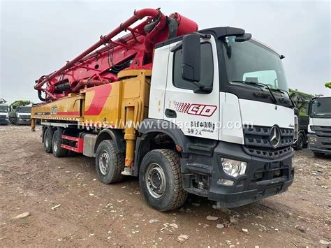 2020 Used Sany 62m Benz Chassis Concrete Truck Mounted Boom Pump