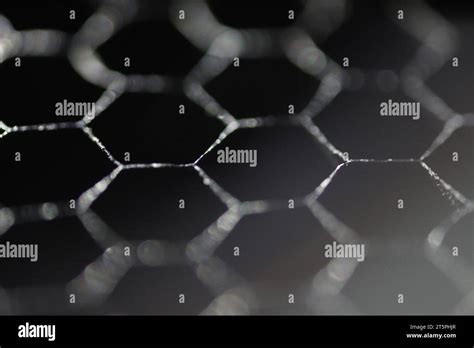Honeycomb Metal Pattern Black Texture Stock Photo Alamy