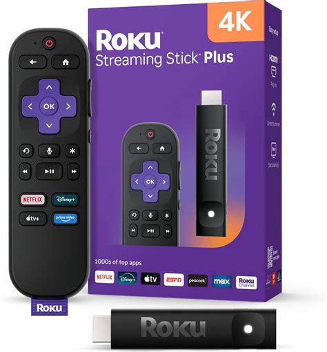 Amazon.com: Roku Streaming Stick Plus - 4K & HDR Roku Streaming Device