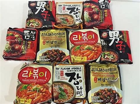 Korean Hit Ramen Variety Pack Paldo Jjajangmen Chajang Teumsae Ramyun