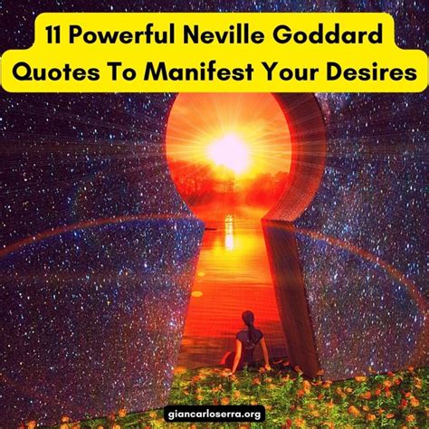 Powerful Neville Goddard Quotes To Manifest Your Desires