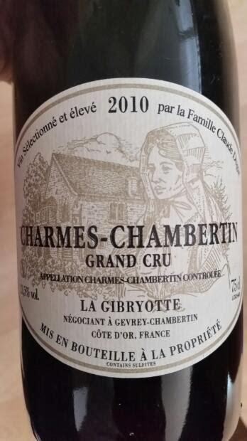 2009 La Famille Claude Dugat Charmes Chambertin La Gibryotte France