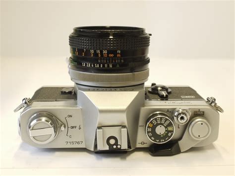 Canon FTb QL 35mm SLR, chrome July 1973 + 50mm f1.8 FD Breechlock lens ...
