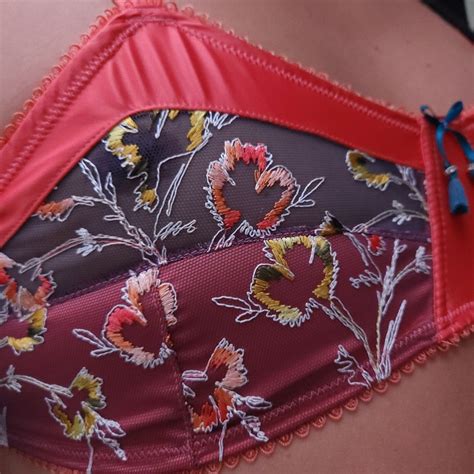 Marigold Kiss Fitting AA Flat Chest Bra Men S Sissy Lingerie In Orange