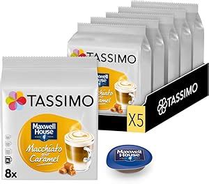 TASSIMO Maxwell House Macchiato Caramel Kaffee Kapseln Pods 5er Pack