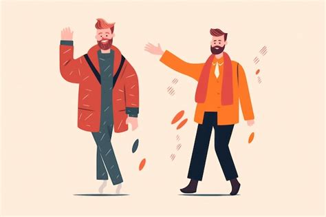 Ilustraci N Plana Dise O Gr Fico Org Nico D A Del Orgullo Pareja Gay Enamorada Concepto Foto