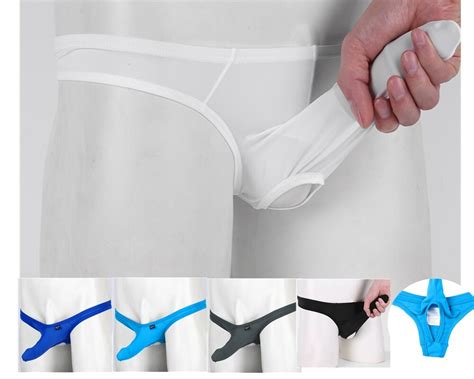Men Elephant Nose Thong Jockstrap Sexy Underwear G String Bikini Jockstrap Ebay