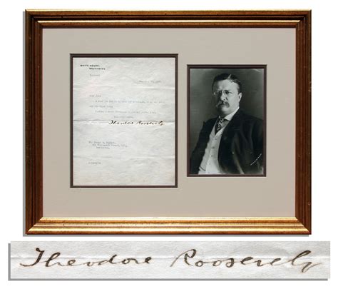 Lot Detail President Theodore Roosevelt 1904 Typed Letter Signed