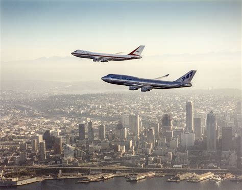 The First Ever 747 And The First Of A New Breed The 747 400 Fly In