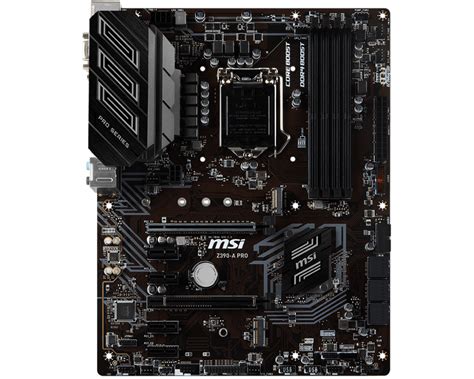 MSI Z390-A PRO LGA 1151 (300 Series) Intel Z390 SATA 6Gb/s USB 3.1 ATX ...