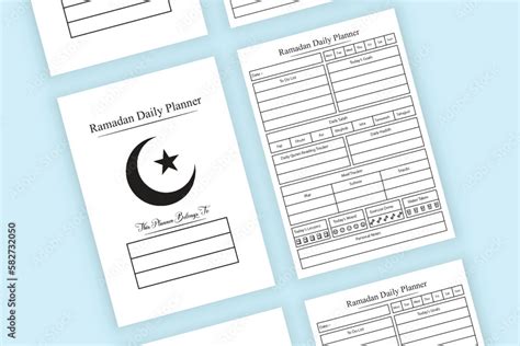 Ramadan To Do List And Task Tracker Log Book Interior With The