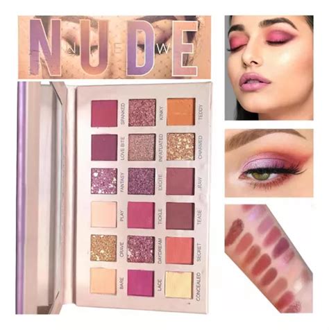 Paleta De Sombras Nude De Tons Cor De Sombra Mista Fosca E