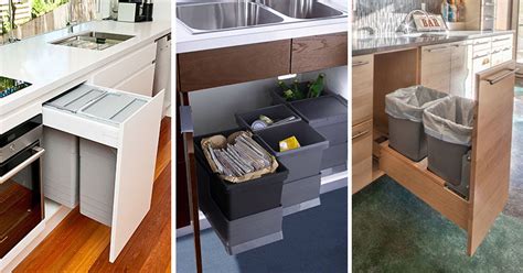 Built In Waste Bins Kitchen Besto Blog