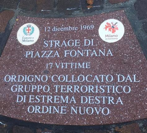 Catania Ricorda La Strage Fascista Di Piazza Fontana 50 Anni Fa Free