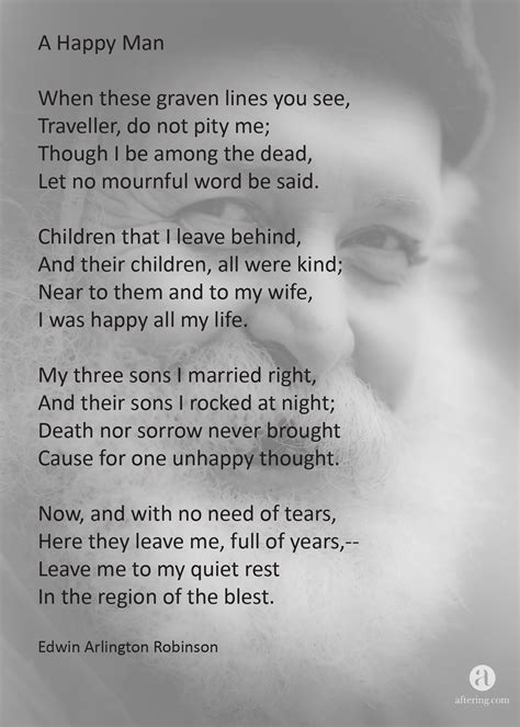 aftering.com » top 10 poems – 10 A Happy Man