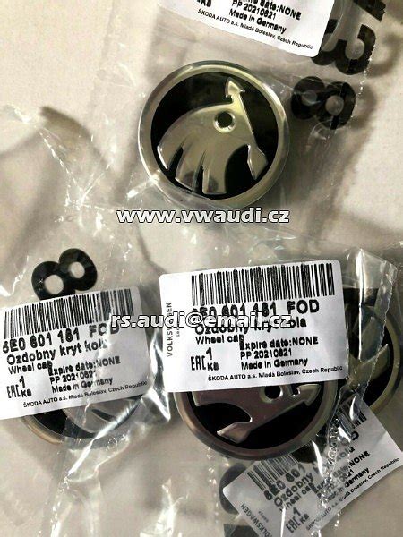 NOVÝ Originál Škoda 1x kryt náboje 5E0 601 151 5JA601151 FOD | VWAudi.cz