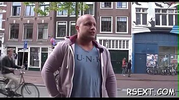 Concupiscent Old Guy Gets It On In The Amsterdam Redlight District Xvideos