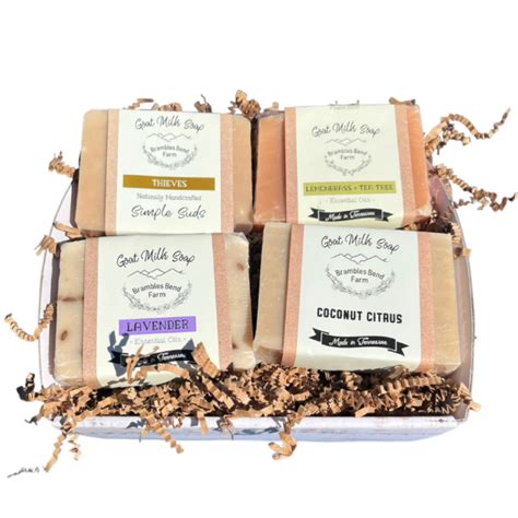 4 Goat Milk Soaps T Box Brambles Bend Farms Goat Milk Body Care