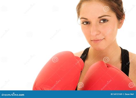 Femme Sexy De Forme Physique De Brunette Image Stock Image Du Gants Exercice 5413169