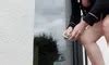 Milf Cleaning Window Public In Bdsm Sex Toy Porn Feat Julieeroticdress Xhamster