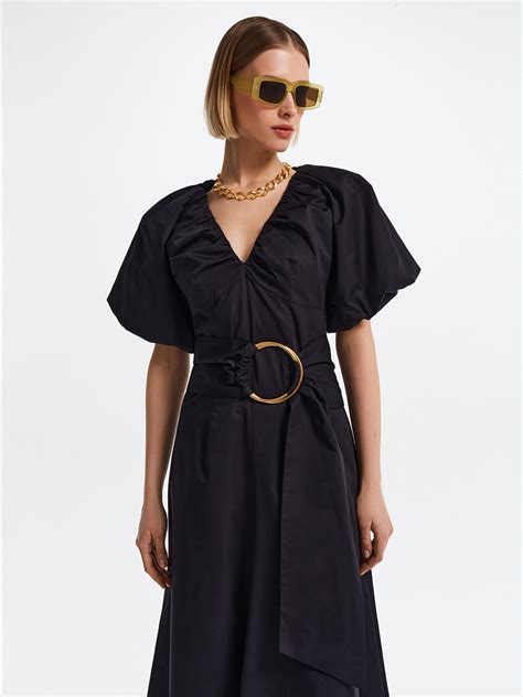 Платье миди с широким поясом 2254256569-50 - купить в интернет-магазине ...