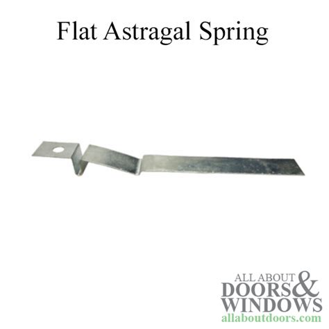 Flat Spring, T-Astragal Flush Bolt - Steel