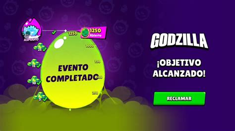 Evento Completado De Godzilla En Brawl Stars Youtube