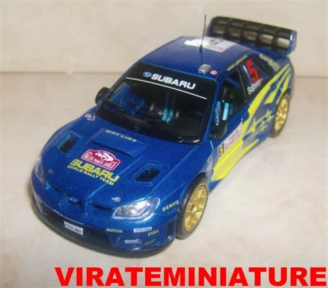 SUBARU IMPREZA WRC 5Rallye Monte Carlo 2008 Petter Solberg Ixo Altaya