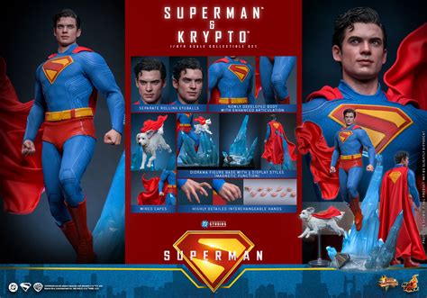 Superman Krypto Sixth Scale Figure Set By Hot Toys Sideshow