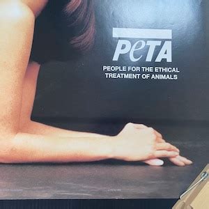 Christy Turlington Naked PETA Sexy Super Model Original Vintage Poster Etsy