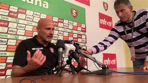 Salernitana Ascoli 1 1 Intervista Post Gara A Colantuono YouTube